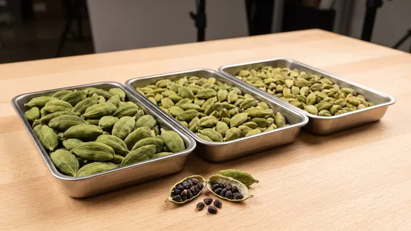 Cardamom grading for a Sri Lankan private-label spice brand