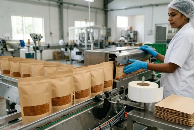 Stand-up & kraft pouches — Co-Packing at Silk Foods Ceylon
