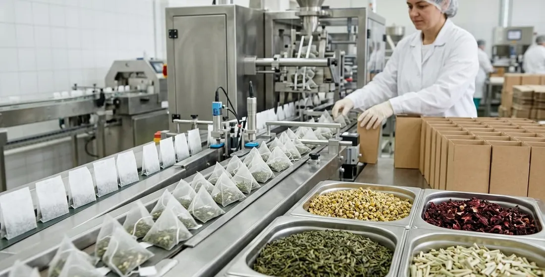 Co-packing imported organic teas into Sri Lankan retail tea bag SKUs