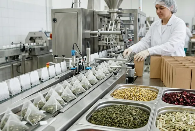 Tea bags & cartons — Co-Packing at Silk Foods Ceylon