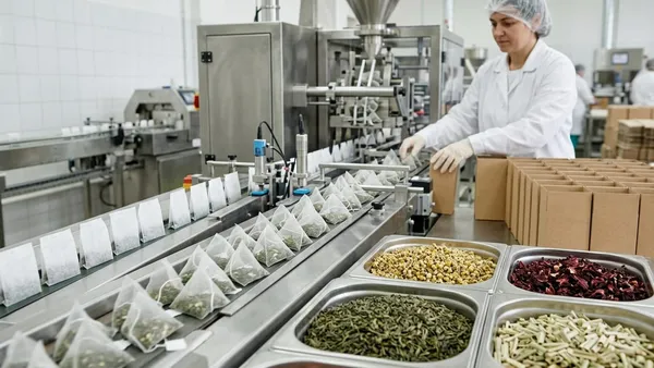 Co-packing imported organic teas into Sri Lankan retail tea bag SKUs