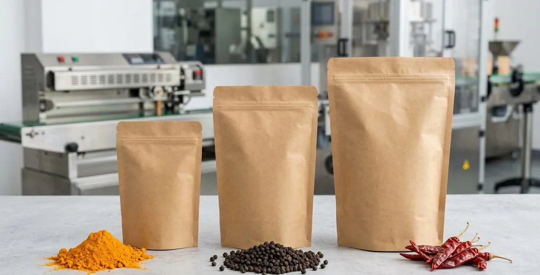 Co-Packing Kraft Pouches in Sri Lanka: 250 g to 1 kg Economics