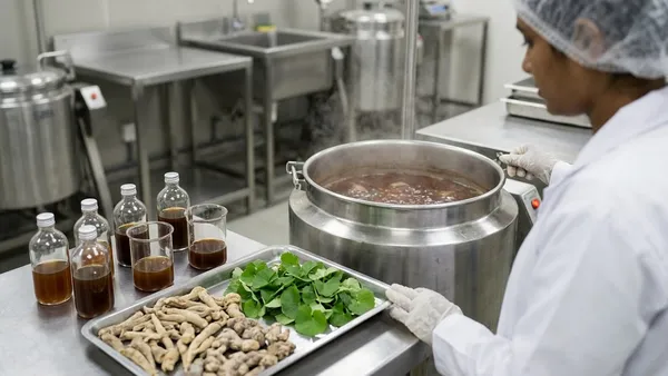 R&D for a Kashaya-Format Herbal SKU: The Ayurveda Registration Track