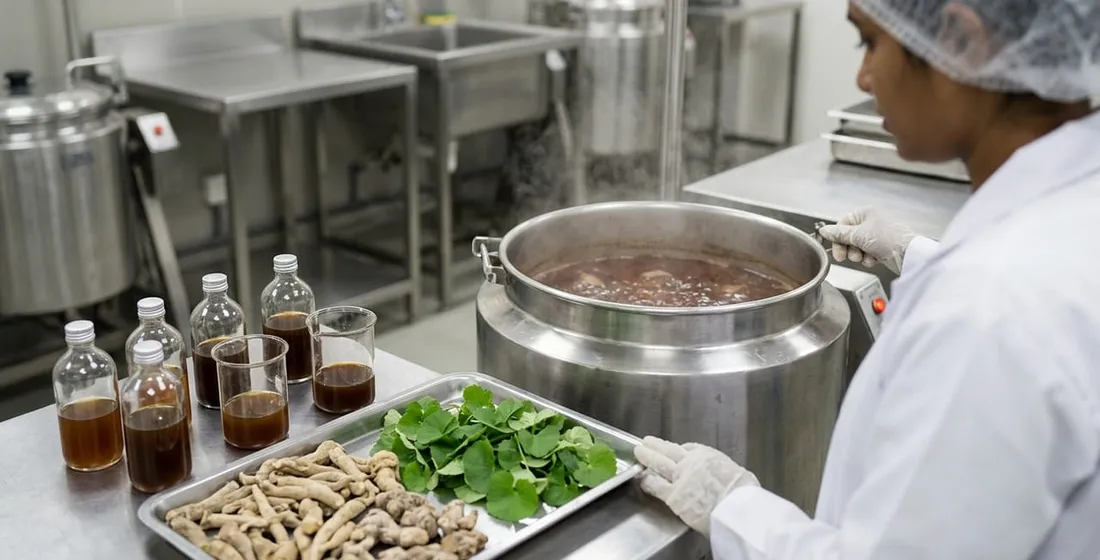 R&D for a Kashaya-Format Herbal SKU: The Ayurveda Registration Track