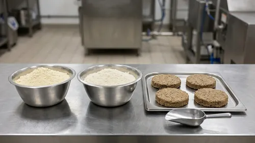 Pea vs soy protein for a Sri Lankan plant-based patty spec
