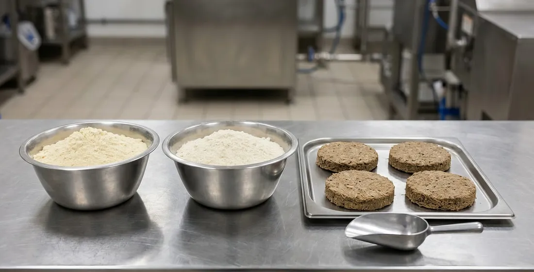 Pea vs soy protein for a Sri Lankan plant-based patty spec