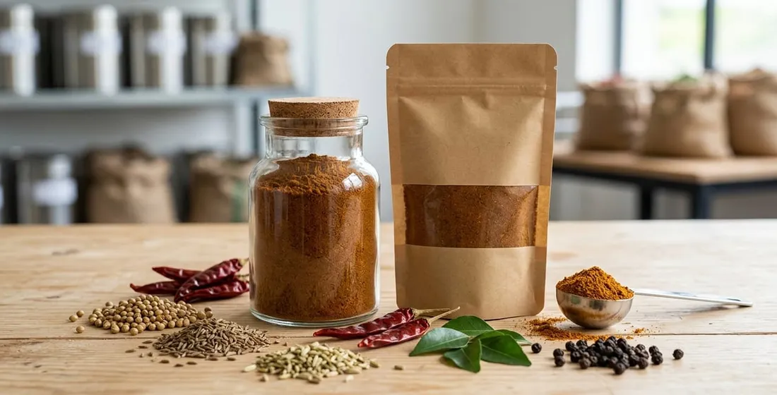 Private-label curry powder for the Sri Lankan supermarket shelf