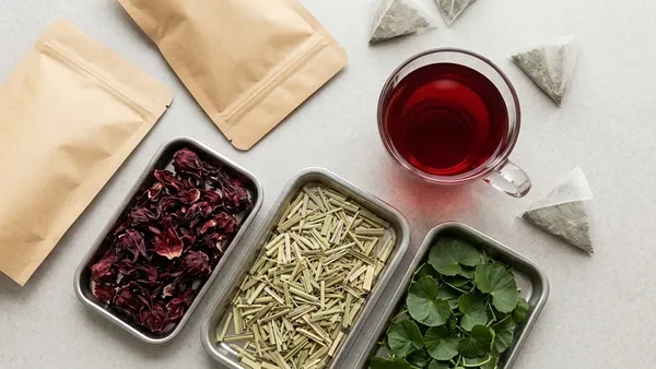 Private-label hibiscus, lemongrass, and gotukola wellness tea blends for hotels