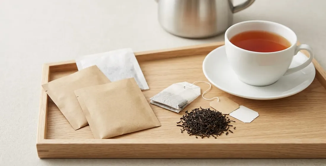 Private-label tea bag programmes for hotel in-room amenity