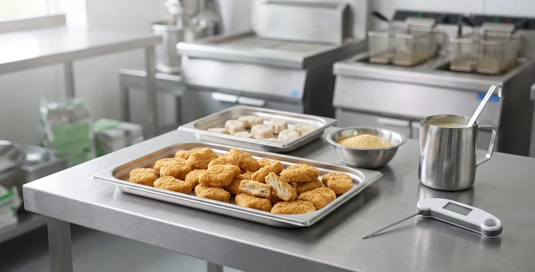 Vegan Nugget R&D: Coating Adhesion, Fry Time and a 30,000-a-Day Line