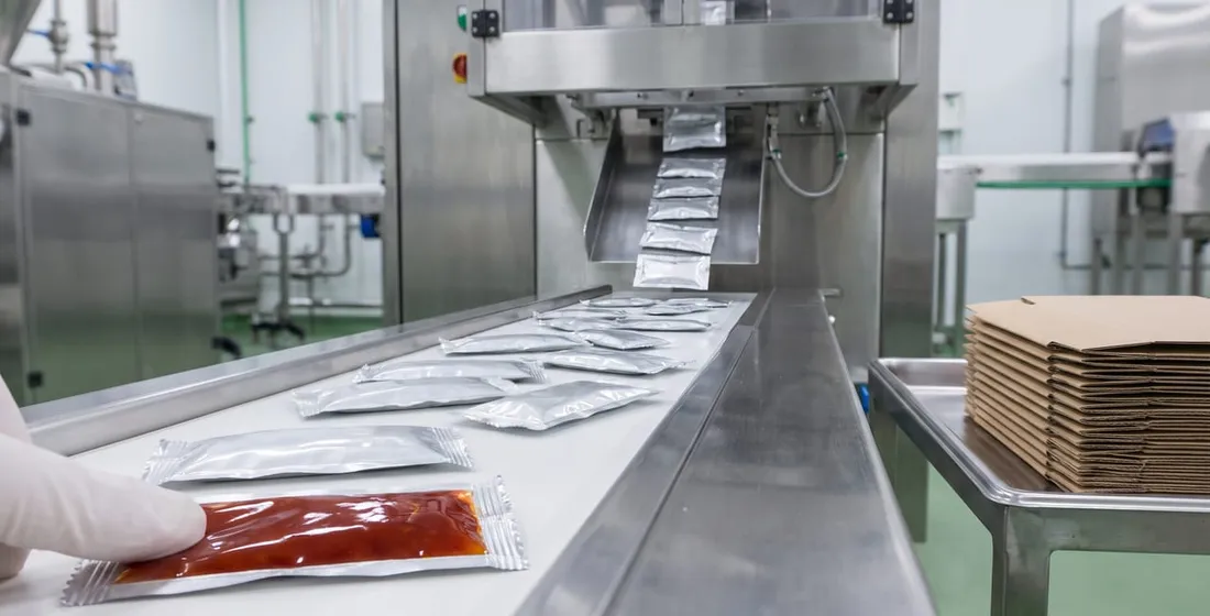 Single-Serve Condiment Sachets for Restaurant Table Service