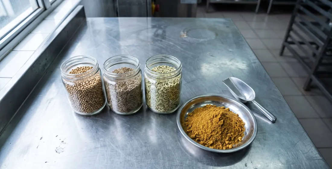 Specifying Coriander, Cumin and Fennel for a Curry Powder Spec