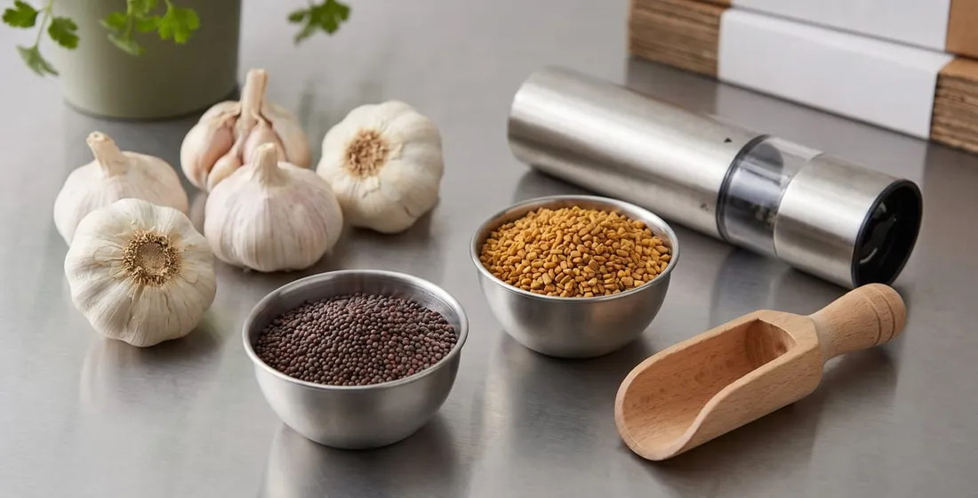 Specifying Garlic, Mustard and Fenugreek for Sri Lankan Condiment SKUs