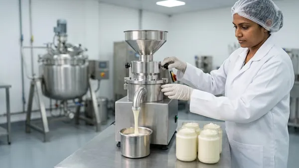 Vegan cheese spread R&D: the colloid mill and iteration count