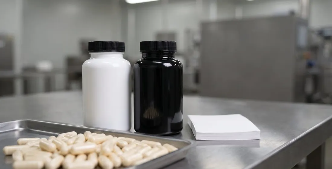 White vs Black Capsule Bottles: The Label Cost Trade-Off