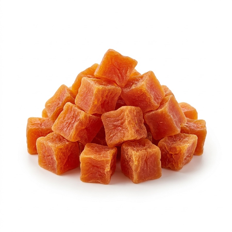 Organic Dehydrated Papaya Cubes